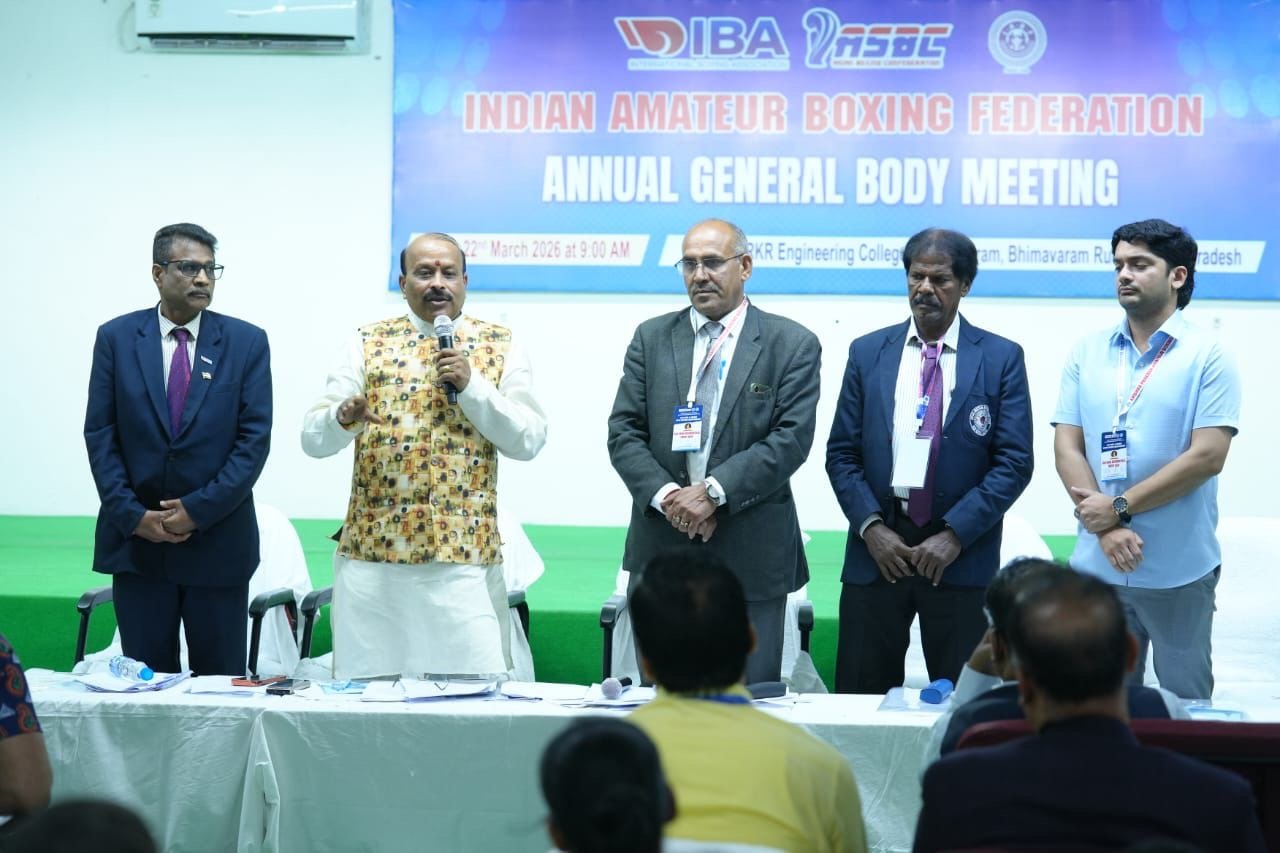 इंडियन एमेच्योर बॉक्सिंग फेडरेशन की AGM भीमावरम में संपन्न, देशभर से जुटे 28 राज्यों के प्रतिनिधि: डॉ. राकेश मिश्र