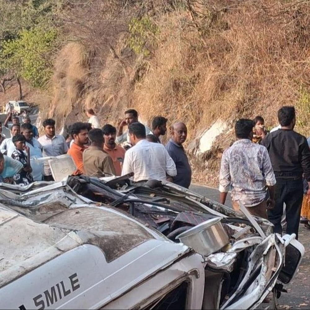 तमिलनाडु में ट्रैवलर सड़क से उतरी; 8 की मौत:केरलम के 13 पर्यटक सवार थे; हेयरपिन मोड़ पर हादसा; 5 की हालत गंभीर