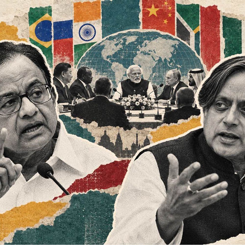 BRICS समिट पर कांग्रेस में मतभेद:चिदंबरम ने पूछा- देश को क्या मिला; थरूर बोले- 11 देश के नेताओं को एक मंच पर लाना भारत की ताकत